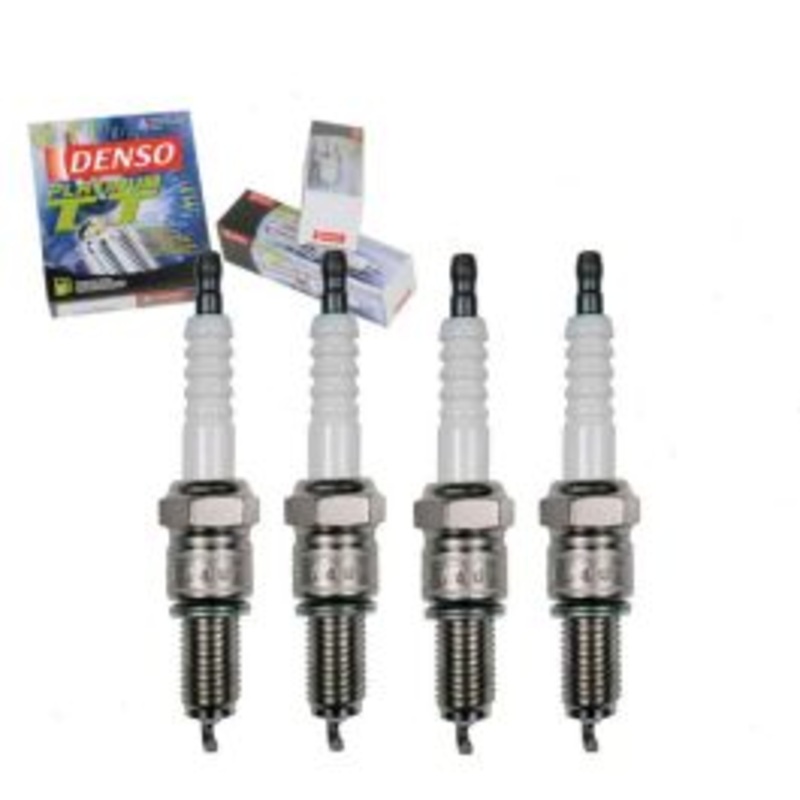 4 pc DENSO Platinum TT Spark Plugs for 1971-1974 BMW 2002tii 2.0L L4