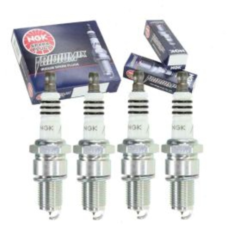 4 pc NGK Iridium IX Spark Plugs for 1975-1976 Nissan 610 2.0L L4