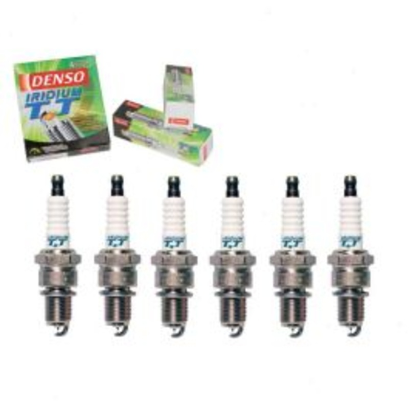 6 pc DENSO Iridium TT Spark Plugs for 1960-1966 Mercedes-Benz 300SE 3.0L L6