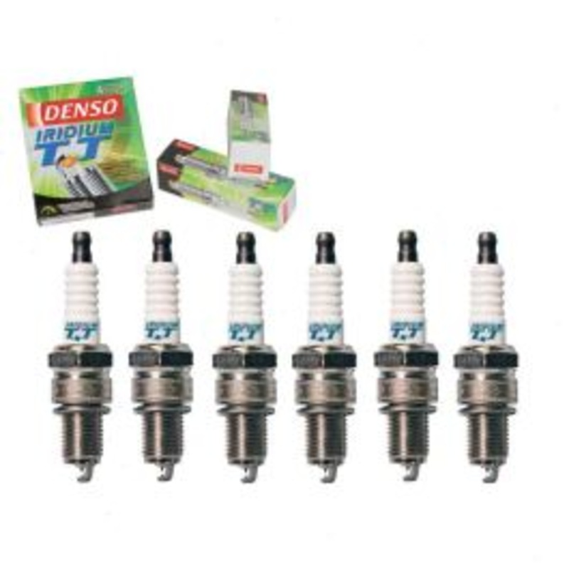 6 pc DENSO Iridium TT Spark Plugs for 1967-1969 GMC K25 K2500 Pickup 4.1L L6