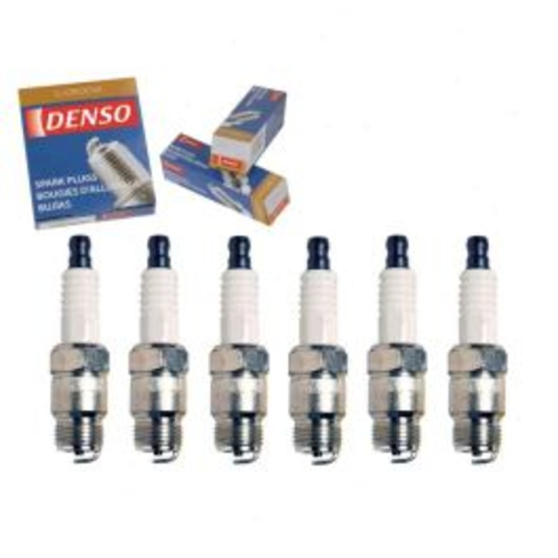 6 pc DENSO Standard U-Groove Spark Plugs for 1968-1982 Chevrolet K20 Suburban 4.1L 4.8L L6