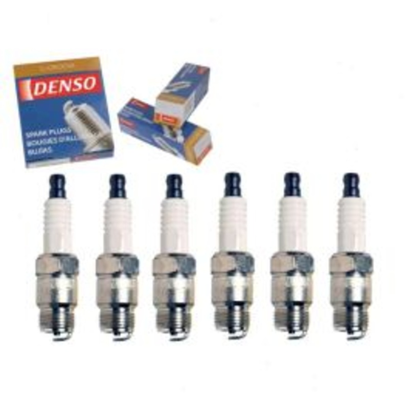 6 pc DENSO Standard U-Groove Spark Plugs for 1970-1973 Chevrolet Chevelle 4.1L L6
