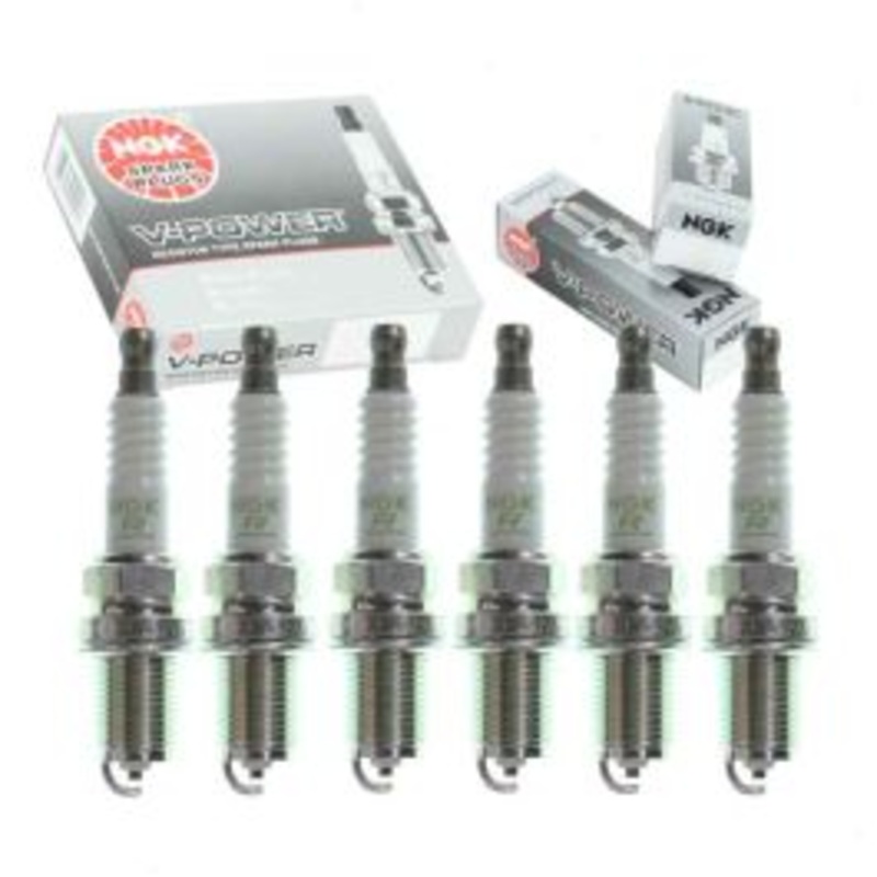 6 pc NGK V-Power Spark Plugs for 2002-2004 Audi A6 3.0L V6
