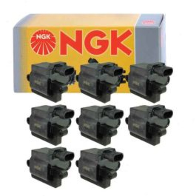 8 pc NGK Ignition Coils for 2007 GMC Sierra 1500 HD Classic 6.0L V8