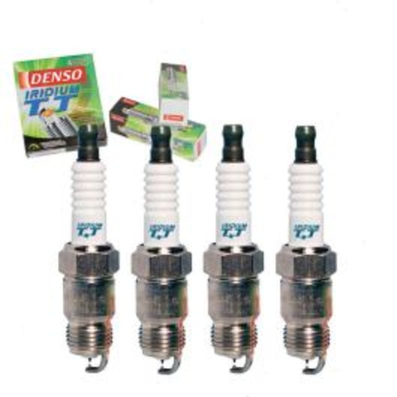 4 pc DENSO Iridium TT Spark Plugs for 1983-1993 Chevrolet S10 2.0L 2.5L L4