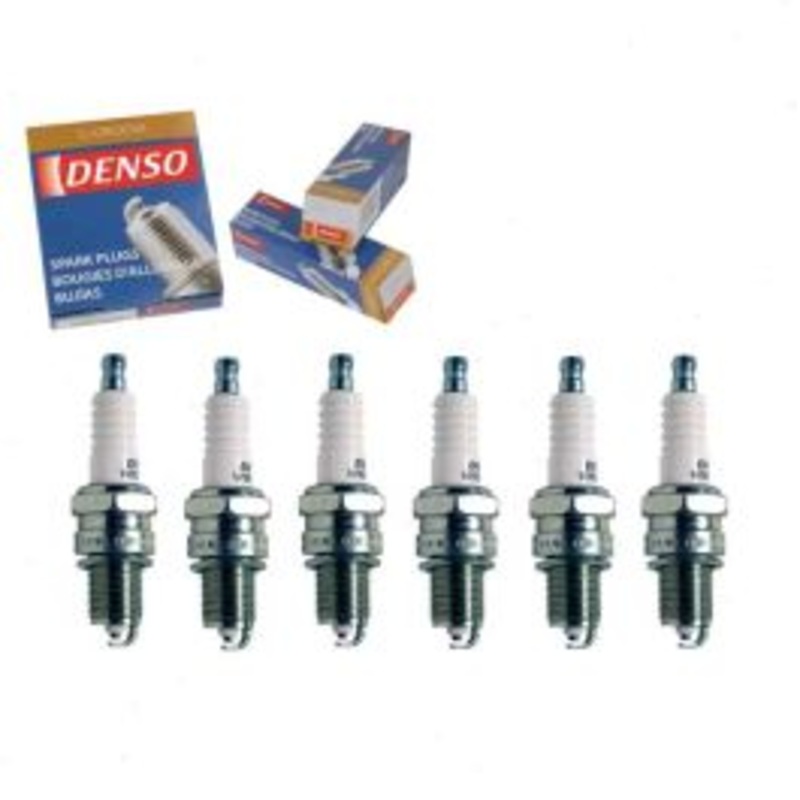 6 pc DENSO Standard U-Groove Spark Plugs for 1967-1969 GMC P15 P1500 Van 3.8L 4.1L L6