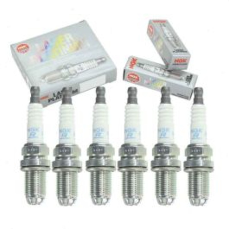 6 pc NGK Laser Platinum Spark Plugs for 1997-2000 BMW 528i 2.8L L6