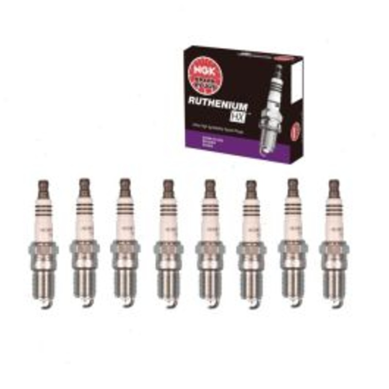 8 pc NGK Ruthenium HX Spark Plugs for 2000-2004 Cadillac Seville 4.6L V8