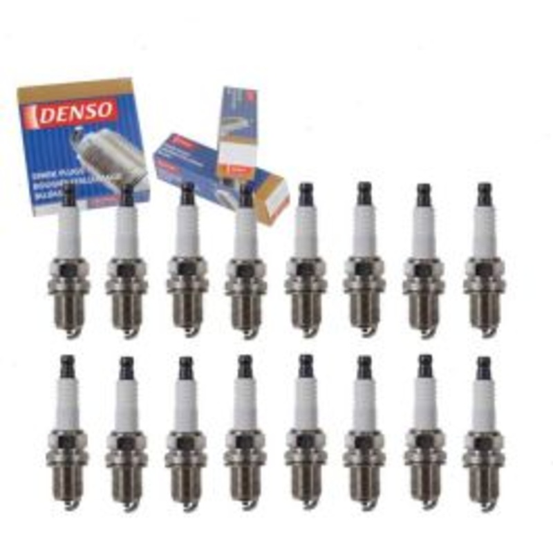 16 pc DENSO Standard Spark Plugs for 2001-2002 Mercedes-Benz CL55 AMG 5.5L V8