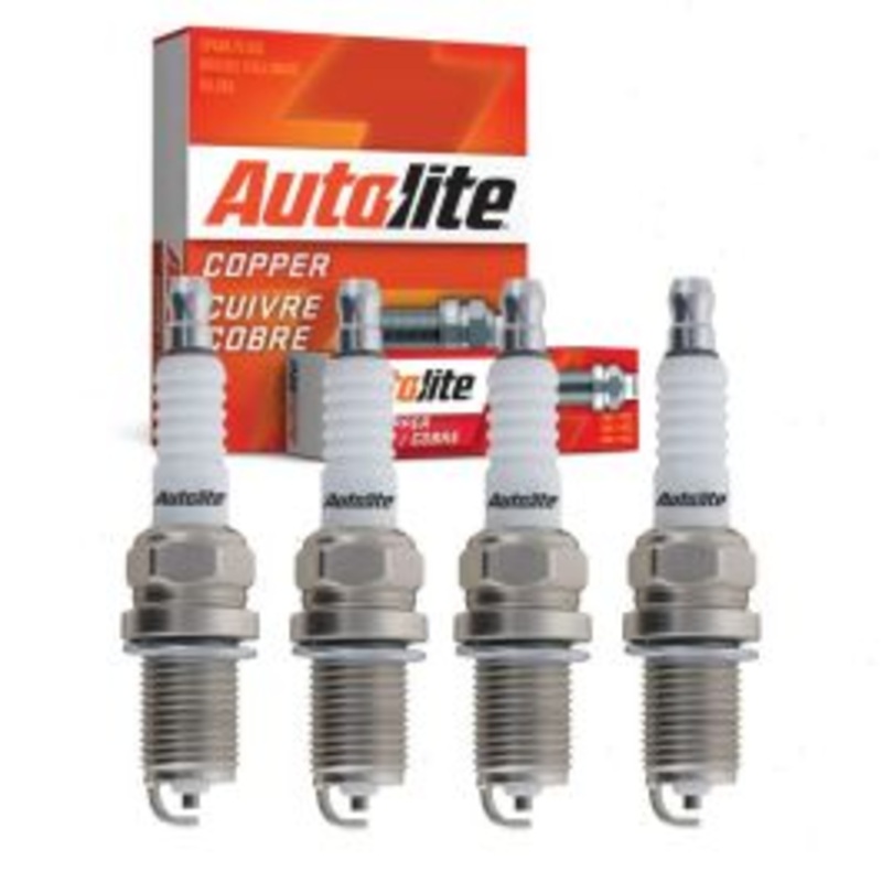 4 pc Autolite Copper Core Spark Plugs for 1988-1990 Honda Prelude
