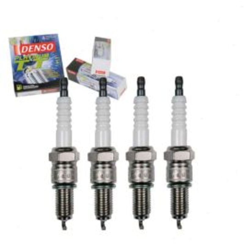 4 pc DENSO Platinum TT Spark Plugs for 1989-1997 Suzuki Swift 1.3L L4