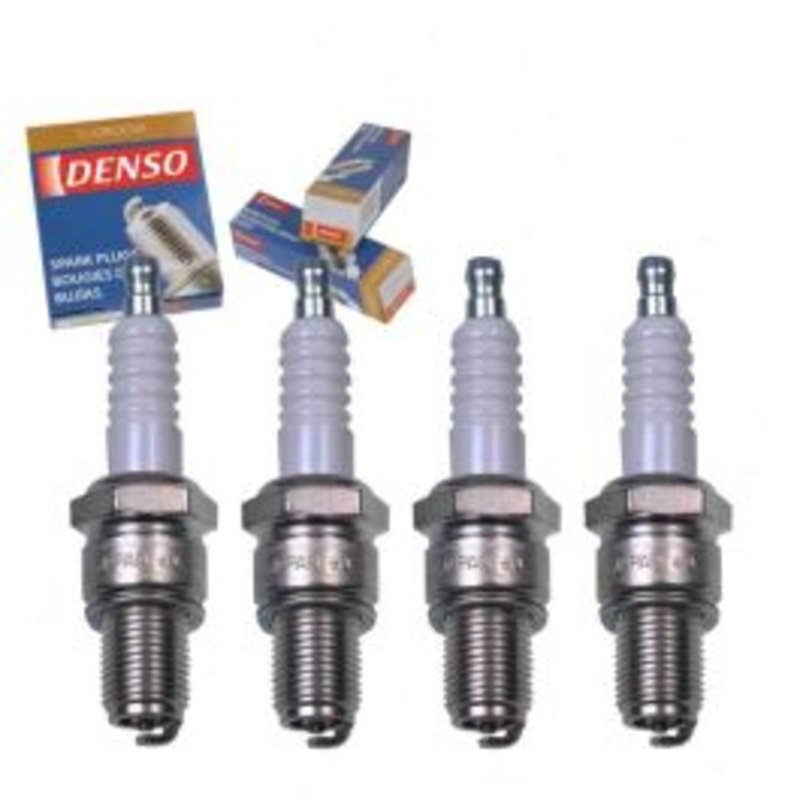 4 pc DENSO Standard U-Groove Spark Plugs for 1955 MG TF 1.5L L4