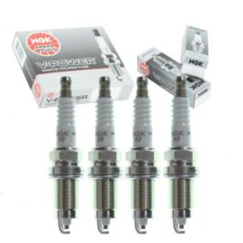 4 pc NGK V-Power Spark Plugs for 1983-1984 American Motors Eagle 2.5L L4