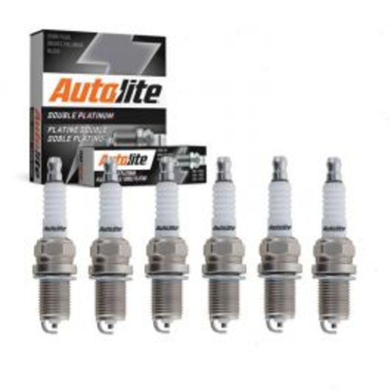 6 pc Autolite Double Platinum Spark Plug for 1998-2009 Dodge Durango 3.7L