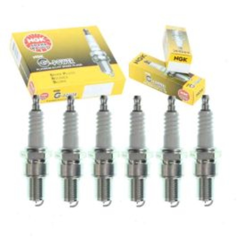 6 pc NGK G-Power Spark Plugs for 1985-1987 BMW 635CSi 3.5L L6