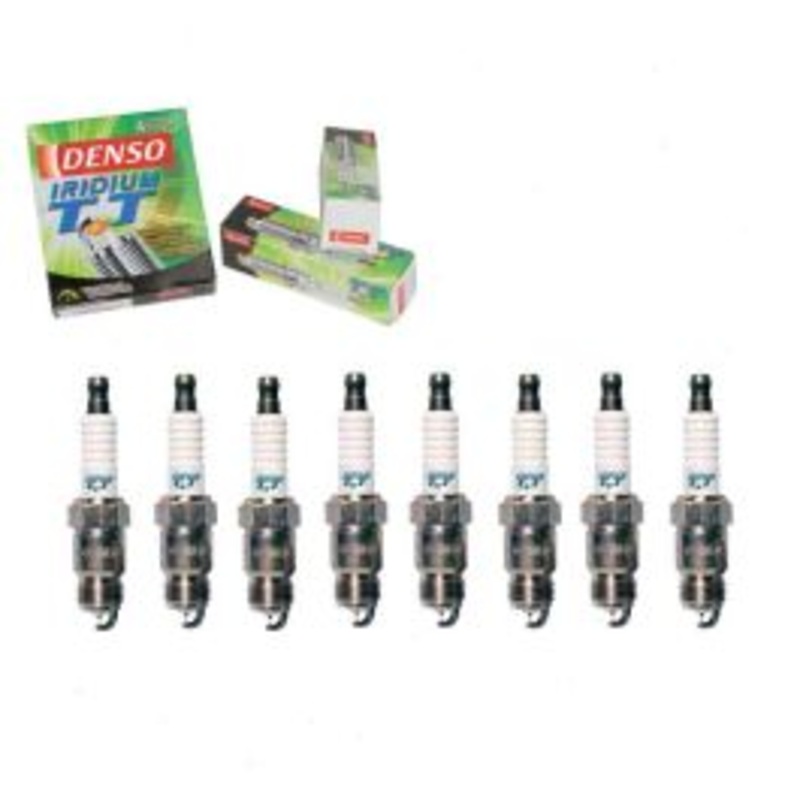 8 pc DENSO Iridium TT Spark Plugs for 1987 Chevrolet V10 5.0L V8