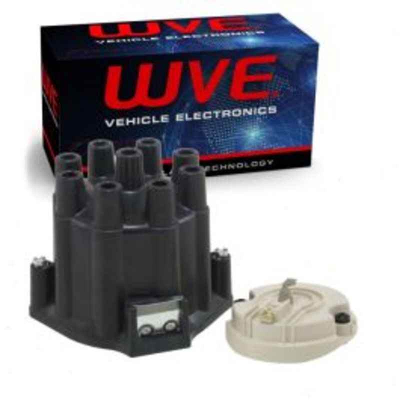 Wells WVE Distributor Cap & Rotor Kit for 1960-1980 International 100 1000B 1000C 1000D 1010 1100A 1100B 1100C 1100D 1110 12 1200A 4.3L 4.4L 5.0L 5.6L 5.7L 6.4L 6.6L V8