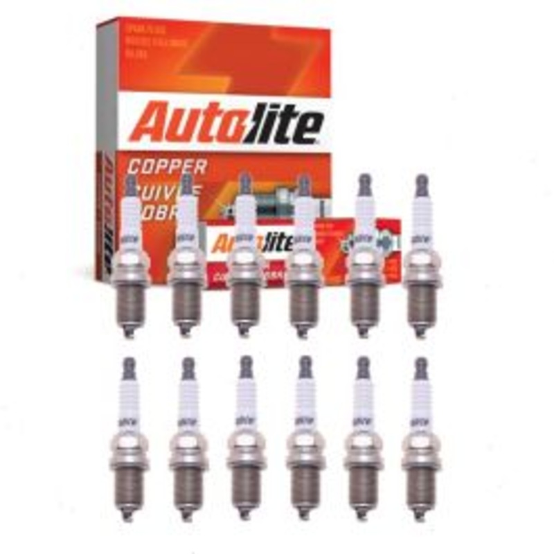 12 pc Autolite Copper Core Spark Plugs for 1997-2000 Mercedes-Benz SL600 6.0L V12