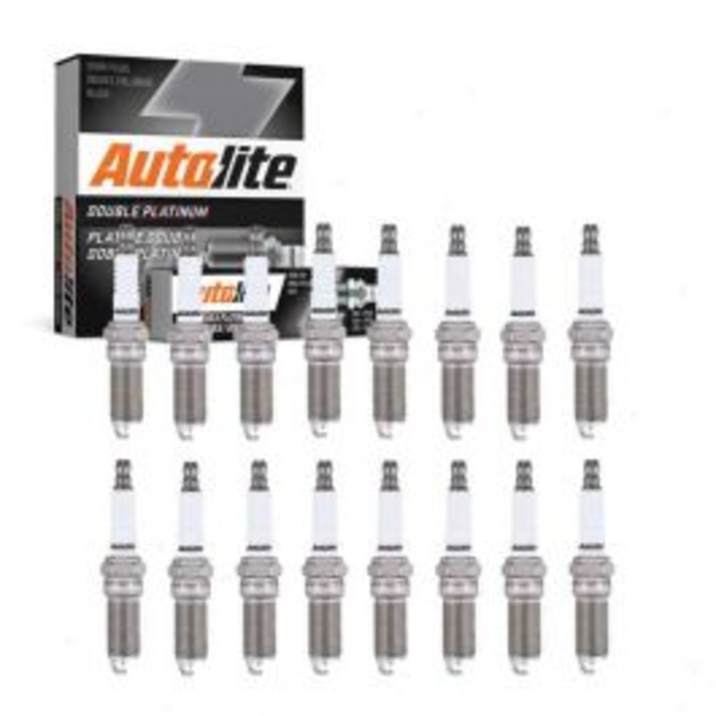 16 pc Autolite Double Platinum Spark Plug for 2011-2019 Ford F-350 Super