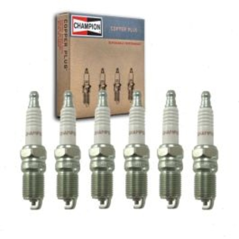 6 pc Champion Copper Plus Spark Plugs for 1983 Mercury Marquis 3.8L V6