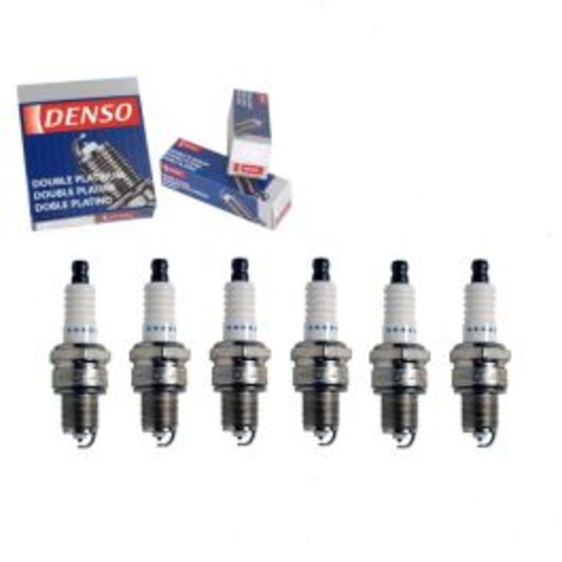 6 pc DENSO Double Platinum Spark Plugs for 1968-1969 Chevrolet C10 Suburban 4.1L L6