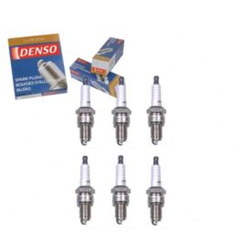 6 pc DENSO Standard U-Groove Spark Plugs for 1989-2000 Dodge Caravan 3.0L V6