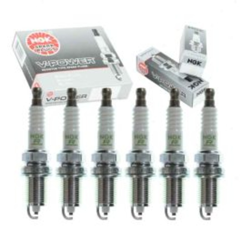 6 pc NGK V-Power Spark Plugs for 1990-1991 Mazda 929 3.0L V6