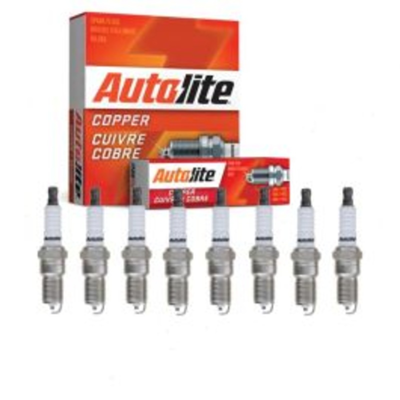 8 pc Autolite Copper Core Spark Plugs for 1982-1992 Cadillac DeVille 4.1L V8