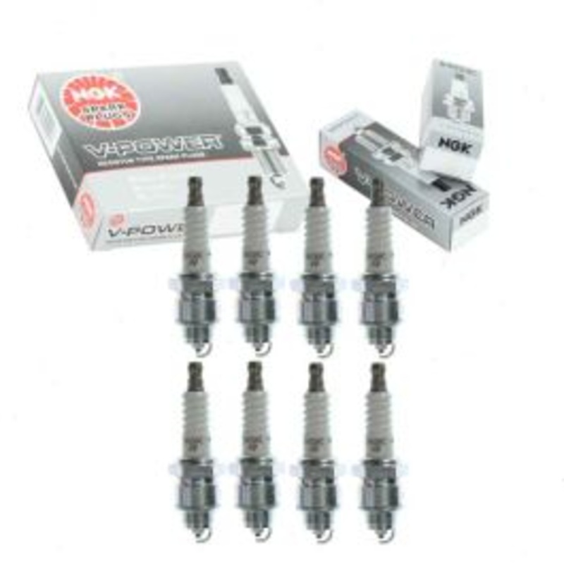 8 pc NGK V-Power Spark Plugs for 1960-1961 Pontiac Ventura 6.4L V8
