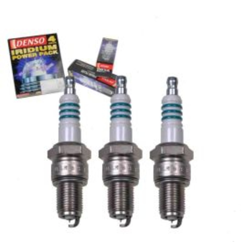 3 pc DENSO Iridium Power Spark Plugs for 1985-1991 Chevrolet Sprint 1.0L L3