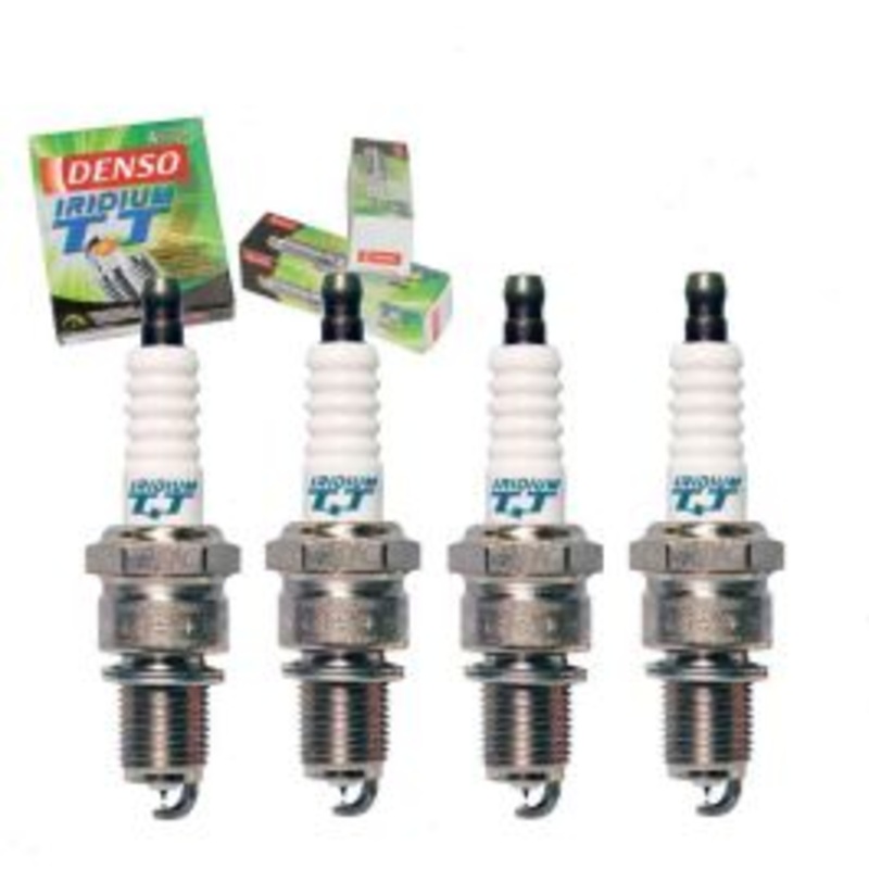 4 pc DENSO Iridium TT Spark Plugs for 1968-1971 BMW 2000ti 2.0L L4