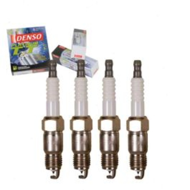 4 pc DENSO Platinum TT Spark Plugs for 1984-1988 Pontiac Fiero 2.5L L4
