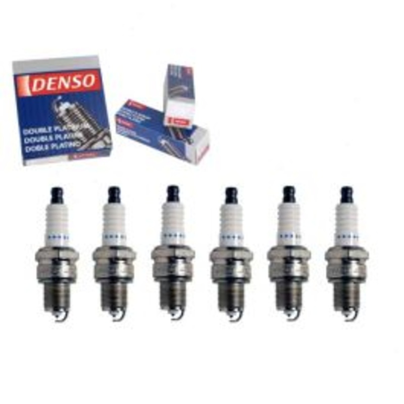 6 pc DENSO Double Platinum Spark Plugs for 1964-1969 Chevrolet El Camino 3.2L 3.8L 4.1L L6