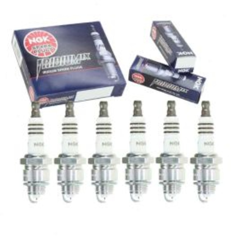 6 pc NGK Iridium IX Spark Plugs for 1969 International M1400 3.9L L6