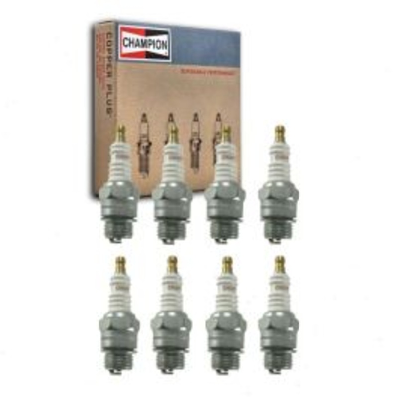 8 pc Champion Industrial Spark Plugs for 1933 Oldsmobile Model L-33 3.9L L8