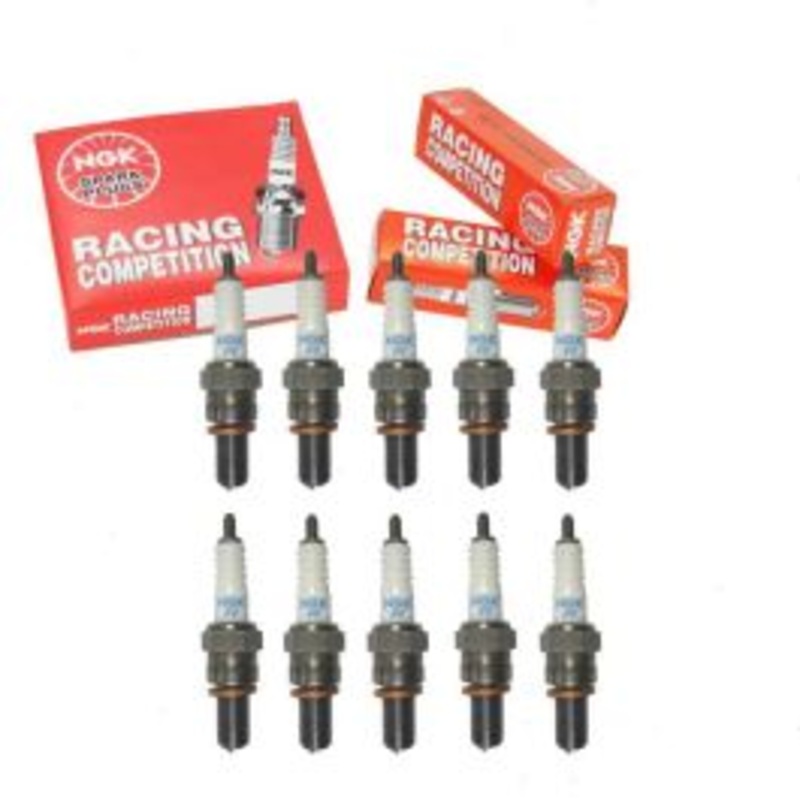 10 pc NGK Racing 4940 R0373A-10 Spark Plugs