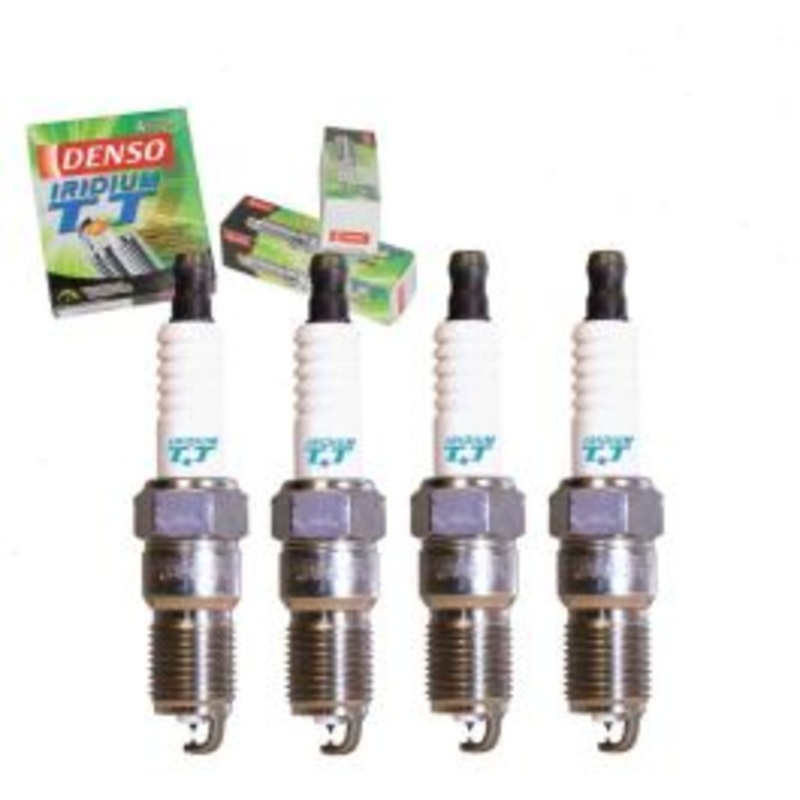 4 pc DENSO Iridium TT Spark Plugs for 1985-1989 Merkur XR4Ti 2.3L L4