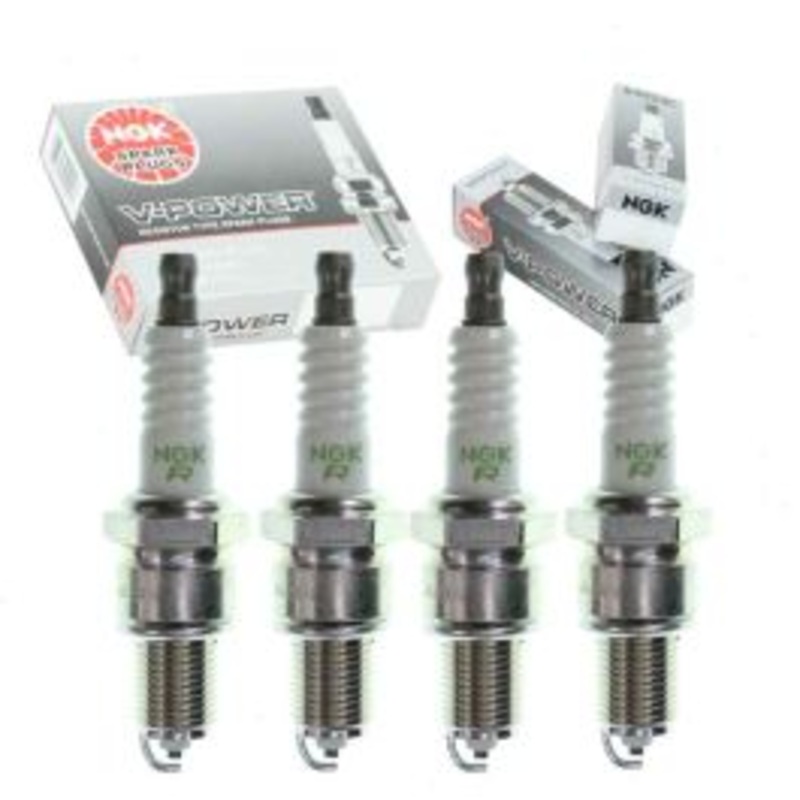 4 pc NGK V-Power Spark Plugs for 1975-1979 Subaru GF 1.4L 1.6L H4