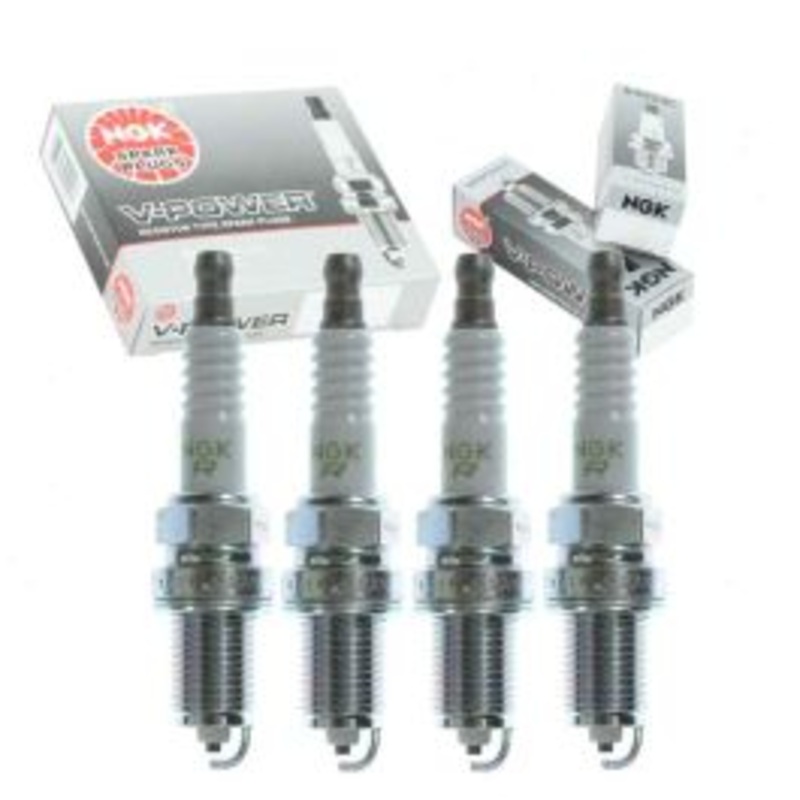 4 pc NGK V-Power Spark Plugs for 1988 Chevrolet Nova 1.6L L4