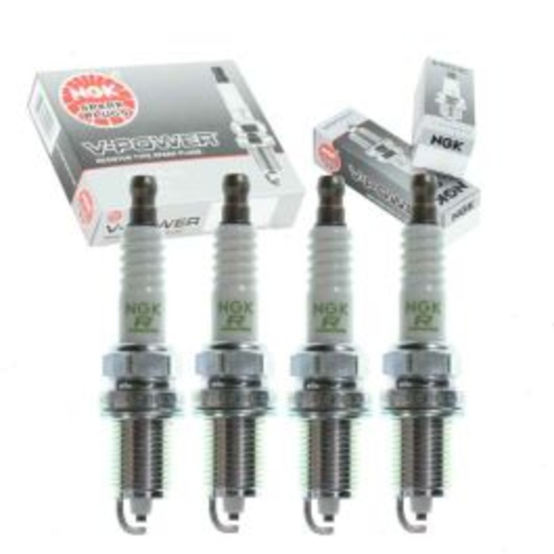 4 pc NGK V-Power Spark Plugs for 1990-1993 Mazda B2600 2.6L L4