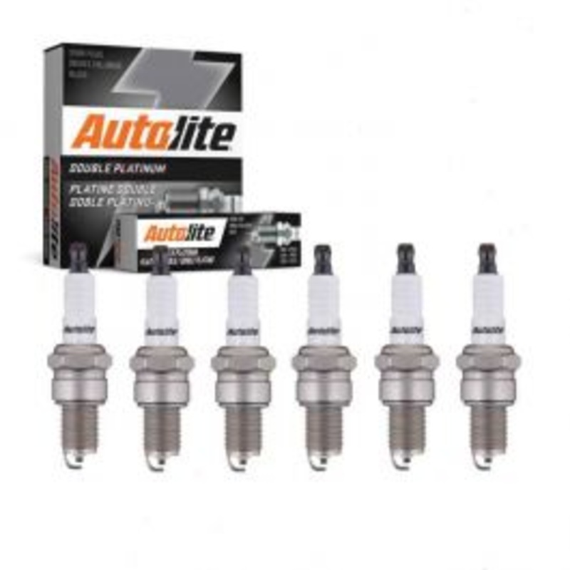 6 pc Autolite Double Platinum Spark Plug for 1971 BMW 3.0CSL 3.0L L6