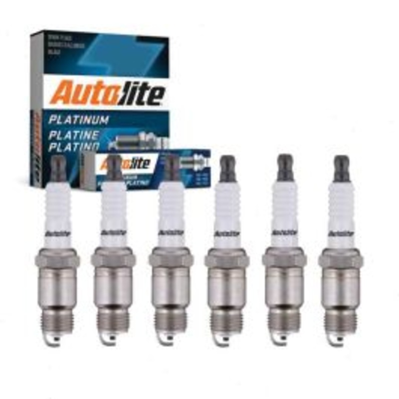 6 pc Autolite Platinum Spark Plug for 1970-1976 Pontiac Firebird 4.1L L6