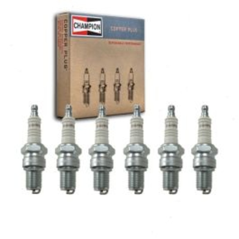 6 pc Champion Copper Plus Spark Plugs for 1951-1953 Jaguar C-Type 3.4L L6
