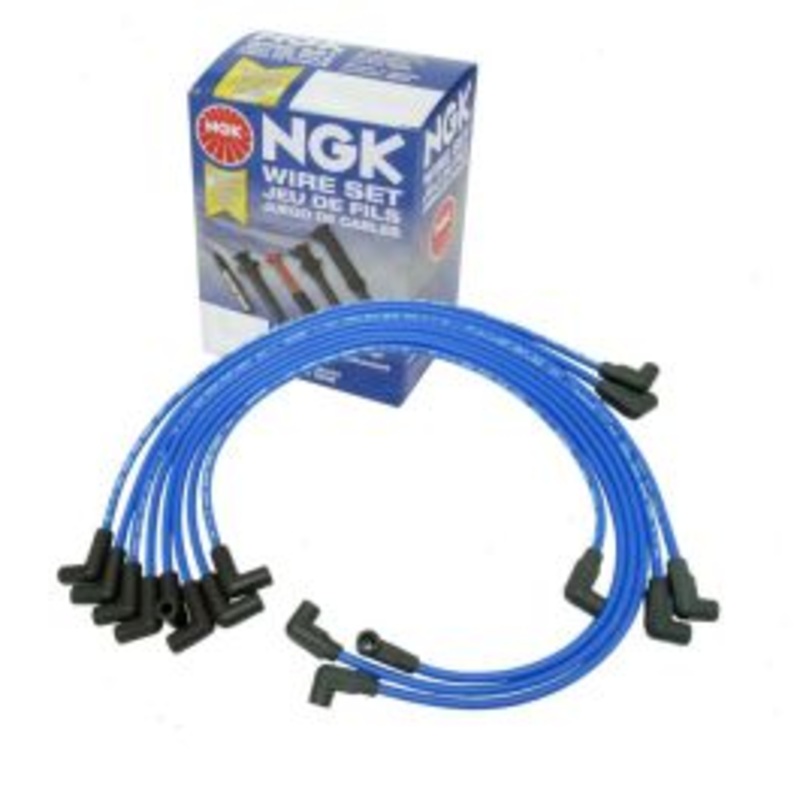 NGK Spark Plug Wire Set for 1989-1991 Chevrolet V3500 5.7L V8