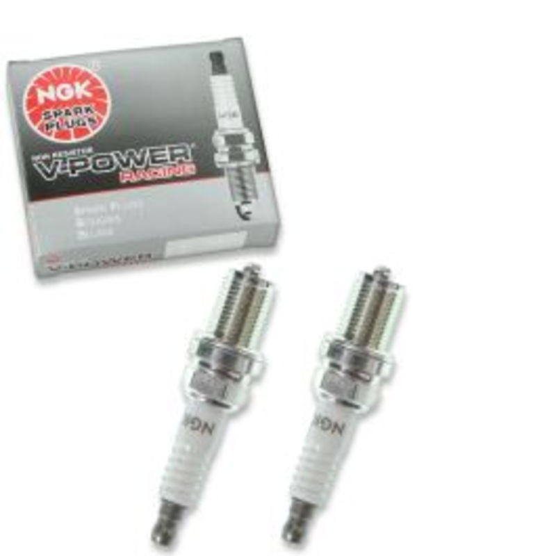 2 pc NGK V-Power Racing 5820 R5671A-10 Spark Plugs