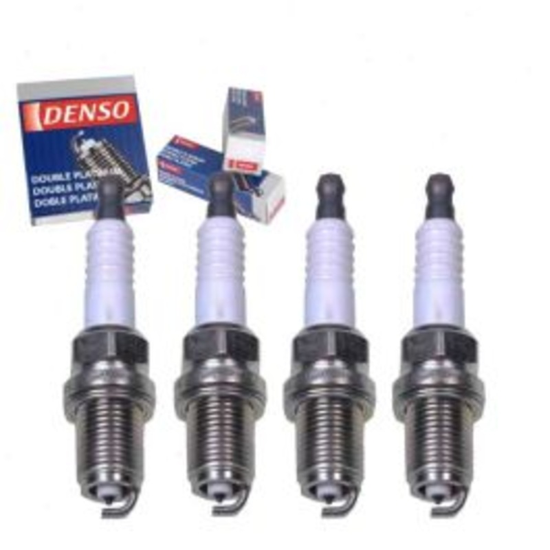 4 pc DENSO Double Platinum 3245 PK20PR-P8 Spark Plugs