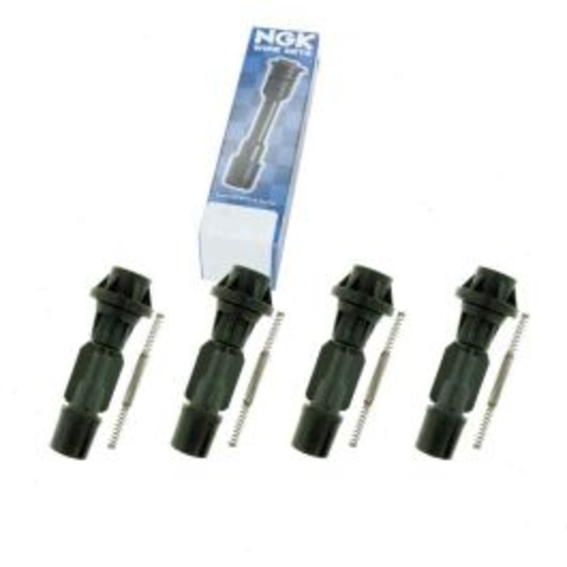 4 pc NGK Ignition Coil Boots for 2007-2012 Mazda CX-7 2.3L 2.5L L4
