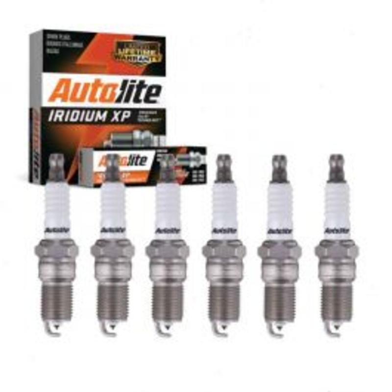 6 pc Autolite Iridium XP Spark Plug for 1992 Chevrolet Lumina APV 3.8L V6