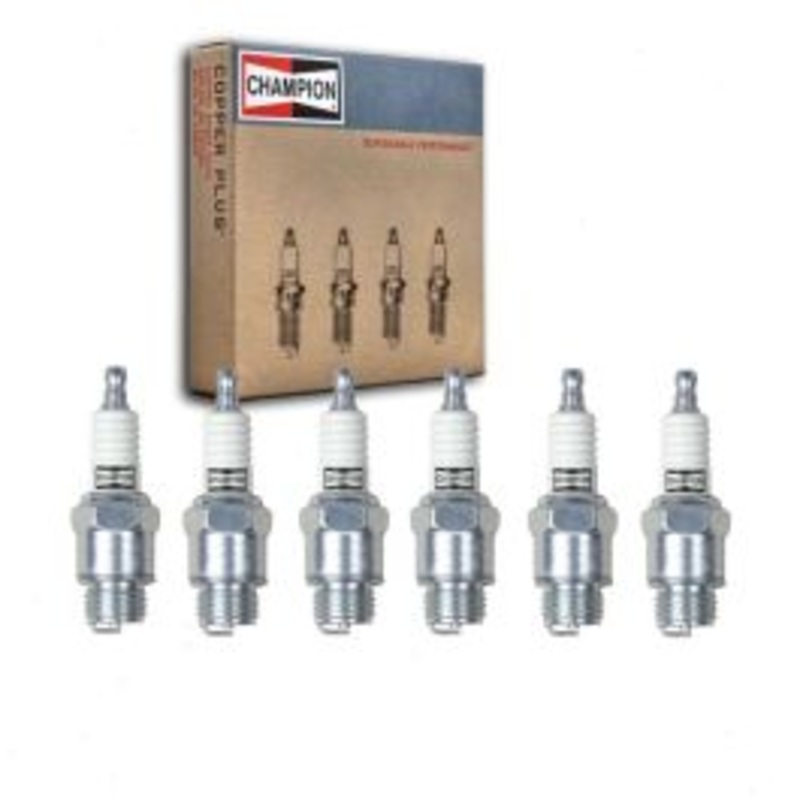 6 pc Champion Industrial Spark Plugs for 1931-1932 Willys Model 98D
