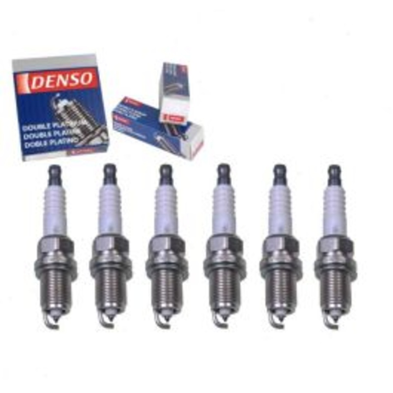 6 pc DENSO Double Platinum Spark Plugs for 1993-1997 Mazda MX-6 2.5L V6